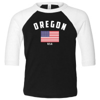 Oregon Toddler 3/4 Sleeve Tee | Artistshot