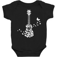 Ukulele Gift T  Shirt A Four String Ukulele Instrument With Beautiful Baby Bodysuit | Artistshot