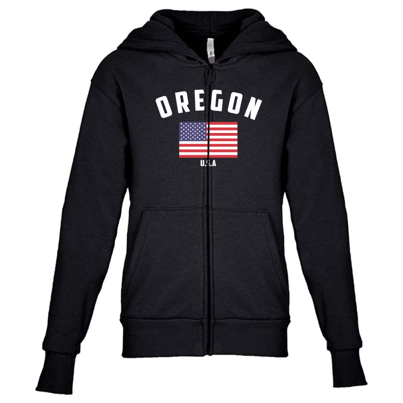 Oregon Youth Zipper Hoodie by Chris Ceconello | Artistshot