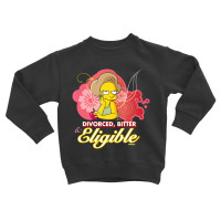 The Simpsons Edna Krabappel Divorced Bitter Eligib Toddler Sweatshirt | Artistshot