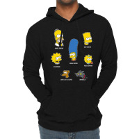 The Simpsons Family Faces C2 Lightweight Hoodie | Artistshot