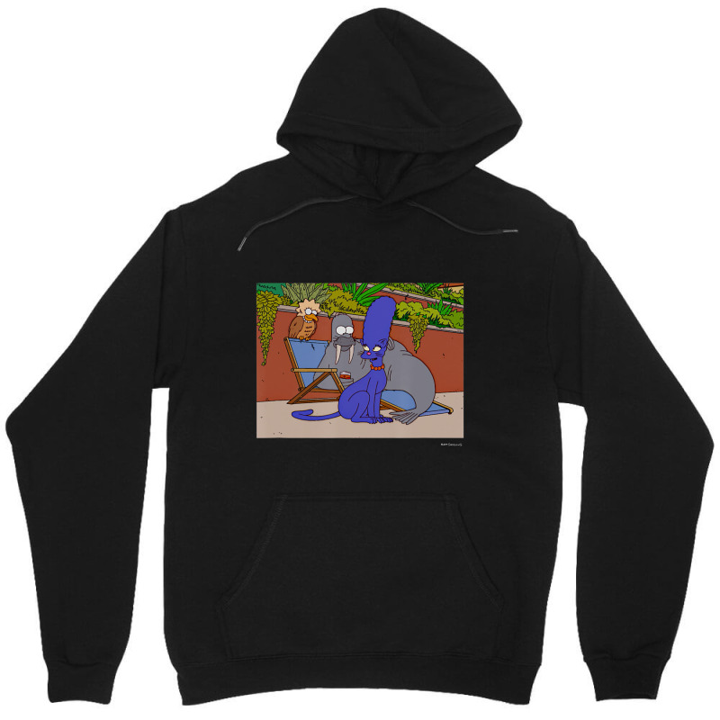 The Simpsons Group Shot Animal Family V2 Unisex Hoodie by longdanouj | Artistshot