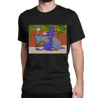 The Simpsons Group Shot Animal Family V2 Classic T-shirt | Artistshot