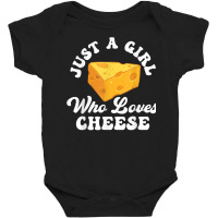 Just A Girl Who Loves Cheese   Cheddar Parmesan Da Baby Bodysuit | Artistshot