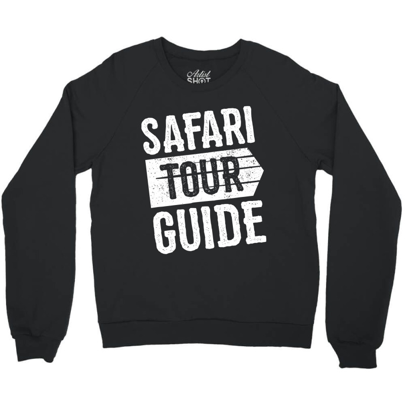 Safari Tour Guide Kids Adult Funny Halloween Costu Crewneck Sweatshirt | Artistshot