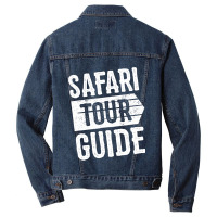 Safari Tour Guide Kids Adult Funny Halloween Costu Men Denim Jacket | Artistshot