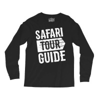 Safari Tour Guide Kids Adult Funny Halloween Costu Long Sleeve Shirts | Artistshot