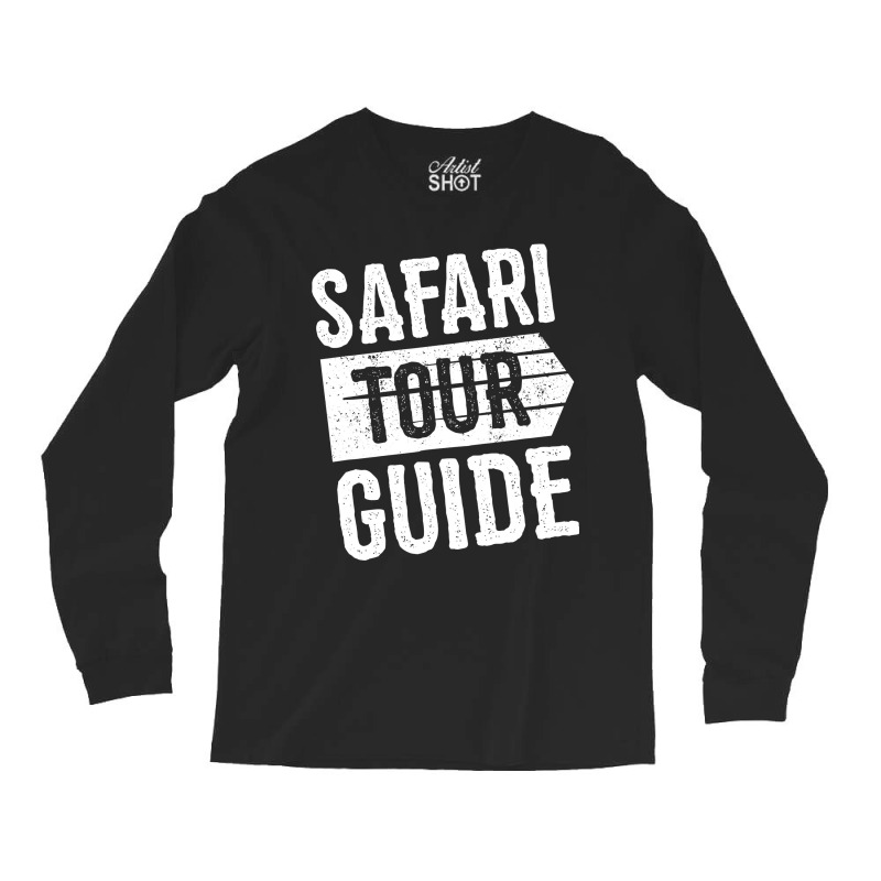 Safari Tour Guide Kids Adult Funny Halloween Costu Long Sleeve Shirts | Artistshot