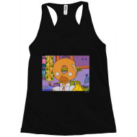 The Simpsons Homer Donut Head V1 Racerback Tank | Artistshot