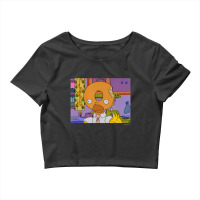 The Simpsons Homer Donut Head V1 Crop Top | Artistshot