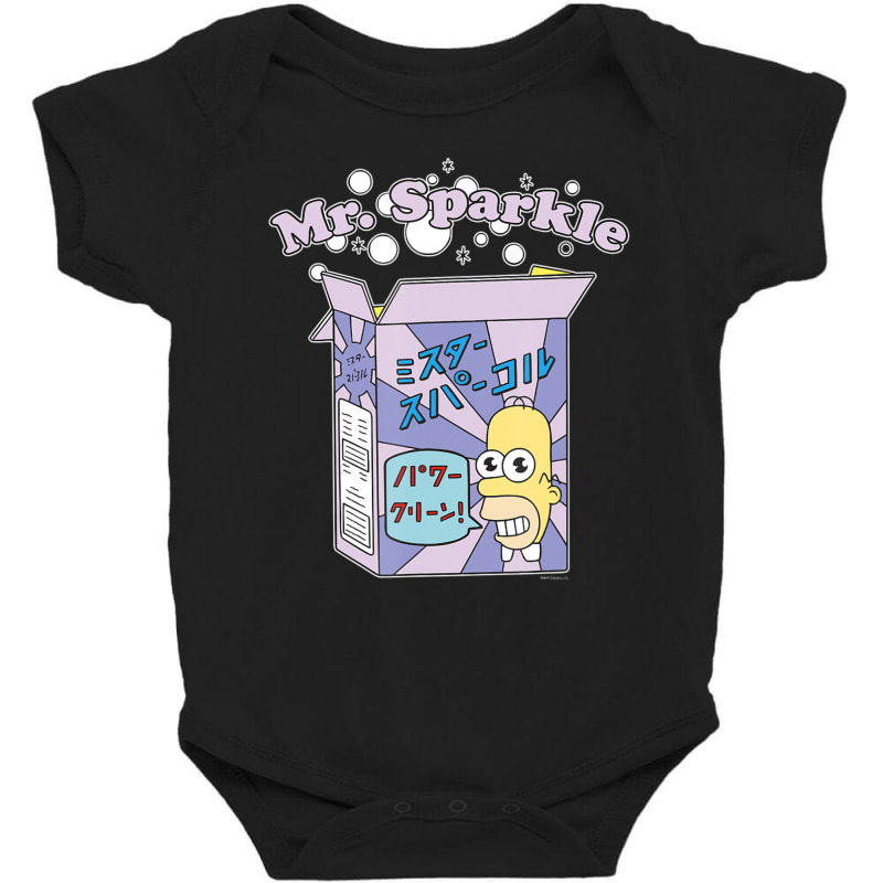 The Simpsons Homer Mr. Sparkle Kanji Box Bubbles V Baby Bodysuit by longdanouj | Artistshot