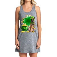 Malinois Dog Shamrock St Patricks Day Dog Irish Gi Tank Dress | Artistshot