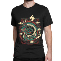 Japanese Dragon Warrior Samurai Kanji Mask Classic T-shirt | Artistshot