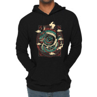 Japanese Dragon Warrior Samurai Kanji Mask Lightweight Hoodie | Artistshot