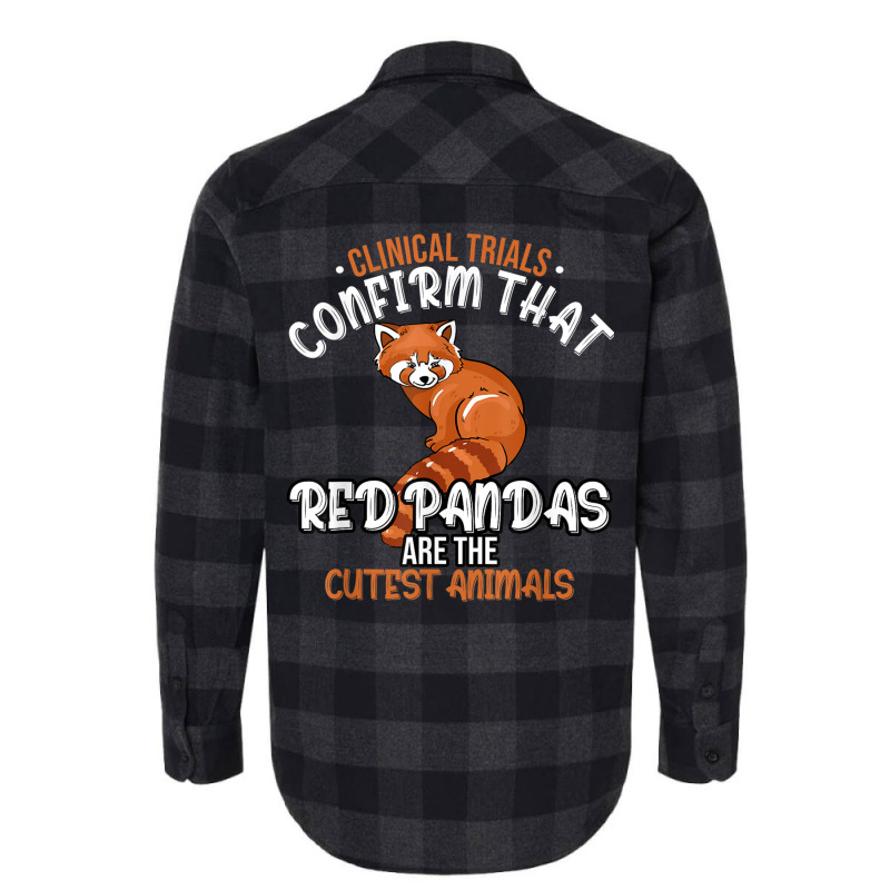 Clinical Trials Confirm That Red Pandas Are The Cu Flannel Shirt | Artistshot