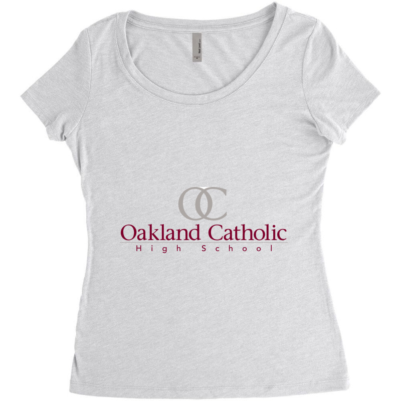 Oakland Catholic High School Women's Triblend Scoop T-shirt by TabithaTaylor | Artistshot