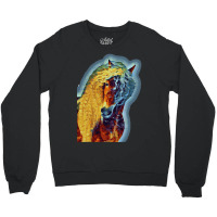 Haflinger Horse Portrait Crewneck Sweatshirt | Artistshot