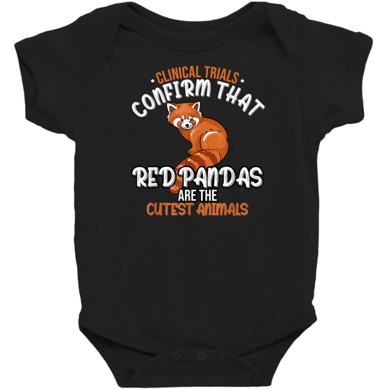 Clinical Trials Confirm That Red Pandas Are The Cu Baby Bodysuit | Artistshot