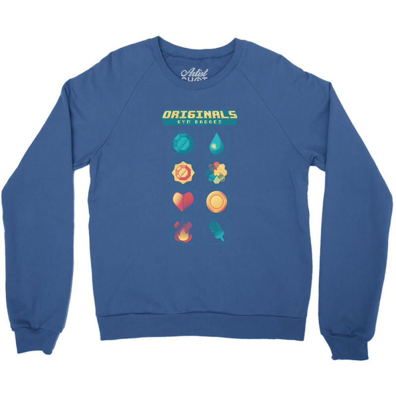 Originals - Gym Badges Crewneck Sweatshirt by Sketchdemao | Artistshot