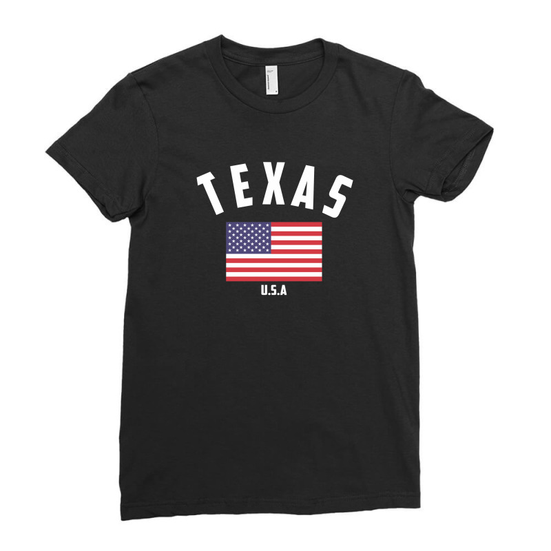 Texas Ladies Fitted T-Shirt by Chris Ceconello | Artistshot