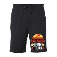 Save Water Drink Tequila Cinco De Mayo Mexico Part Fleece Short | Artistshot