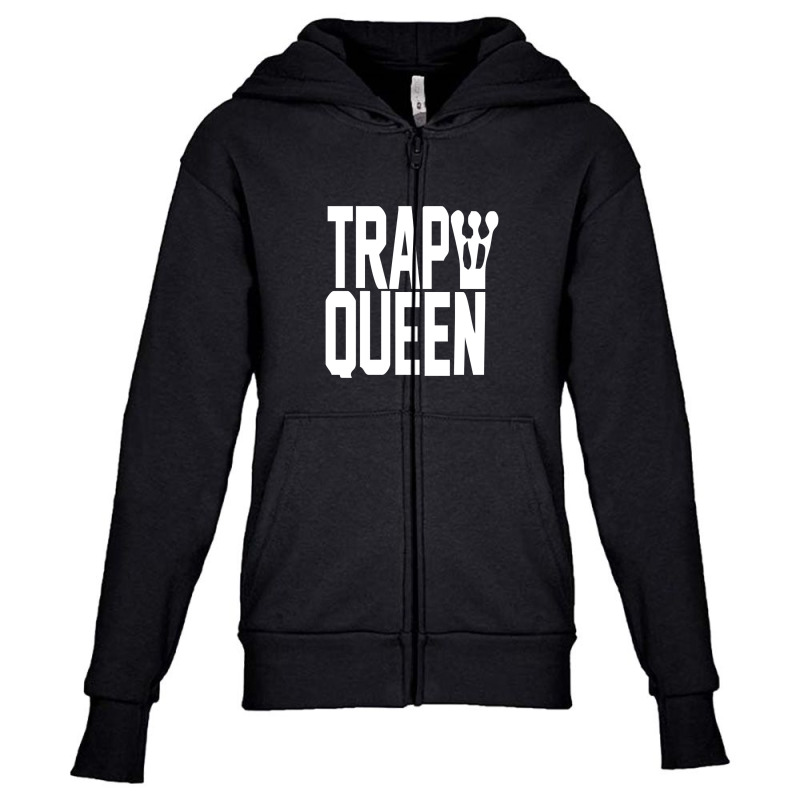 King Trap Queen New Youth Zipper Hoodie | Artistshot