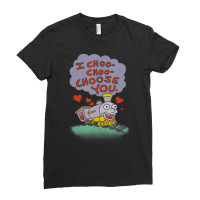 The Simpsons I Choo Choo Choose You Valentine's Da Ladies Fitted T-shirt | Artistshot