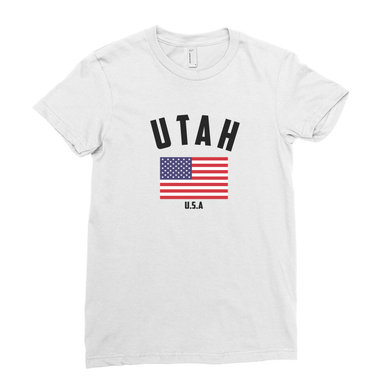 Utah Ladies Fitted T-Shirt by Chris Ceconello | Artistshot