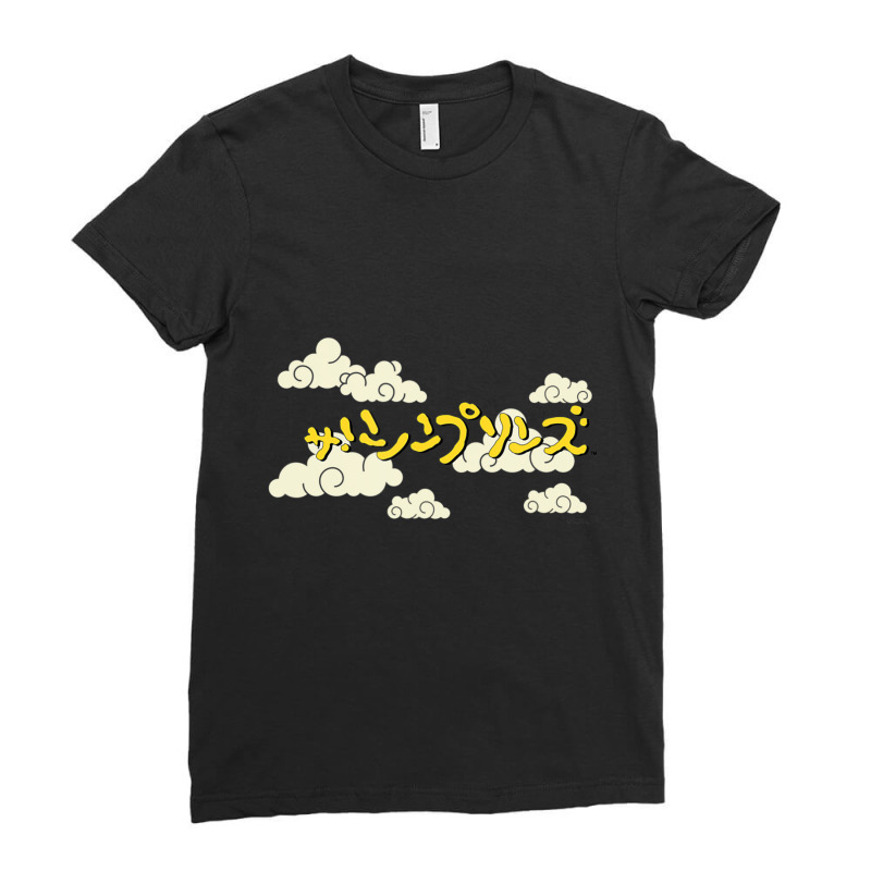 The Simpsons Japanese Ladies Fitted T-Shirt by longdanouj | Artistshot