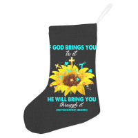 Addiction Recovery Awareness If God Brings You To  Holiday Stocking | Artistshot