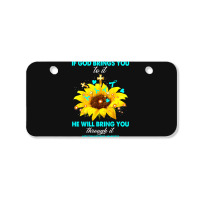 Addiction Recovery Awareness If God Brings You To  Bicycle License Plate | Artistshot