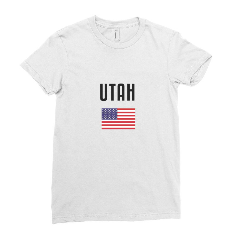 Utah Ladies Fitted T-Shirt by Chris Ceconello | Artistshot