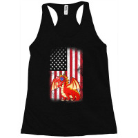 Dragon American Flag Boys Girls Men Women Fourth O Racerback Tank | Artistshot