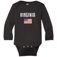 Virginia Long Sleeve Baby Bodysuit | Artistshot