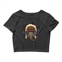 Native American Indian Elephant Indigenous Peoples Crop Top | Artistshot