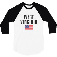 West Virginia 3/4 Sleeve Shirt | Artistshot