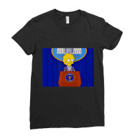 The Simpsons Lisa Simpson President Ladies Fitted T-shirt | Artistshot