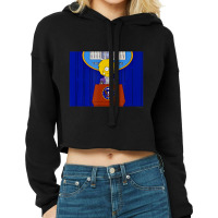 The Simpsons Lisa Simpson President Cropped Hoodie | Artistshot