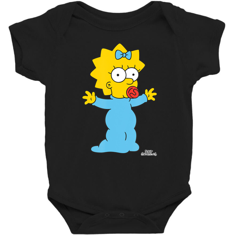 The Simpsons Maggie Needs A Hug Baby Bodysuit by longdanouj | Artistshot