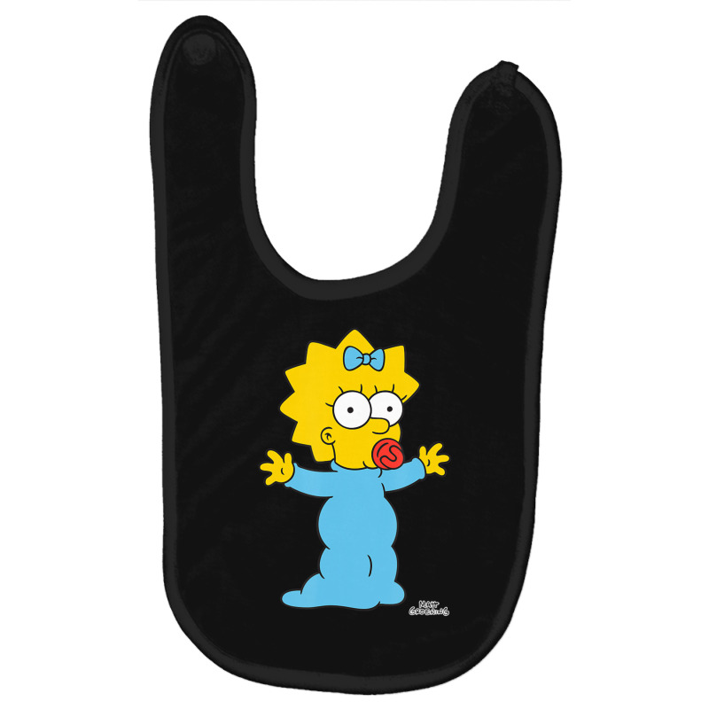 The Simpsons Maggie Needs A Hug Baby Bibs by longdanouj | Artistshot