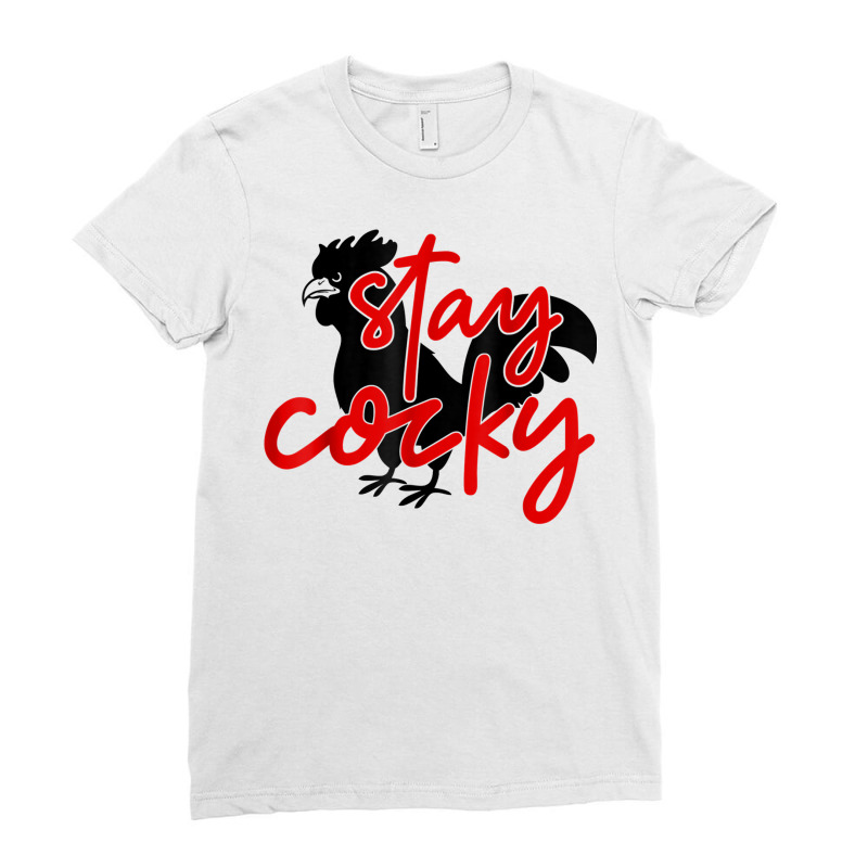 Let Them Know You Are Cocky Stay Cocky Jsu Gamecoc Ladies Fitted T-Shirt by bonne | Artistshot