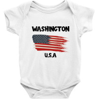 Washington Baby Bodysuit | Artistshot