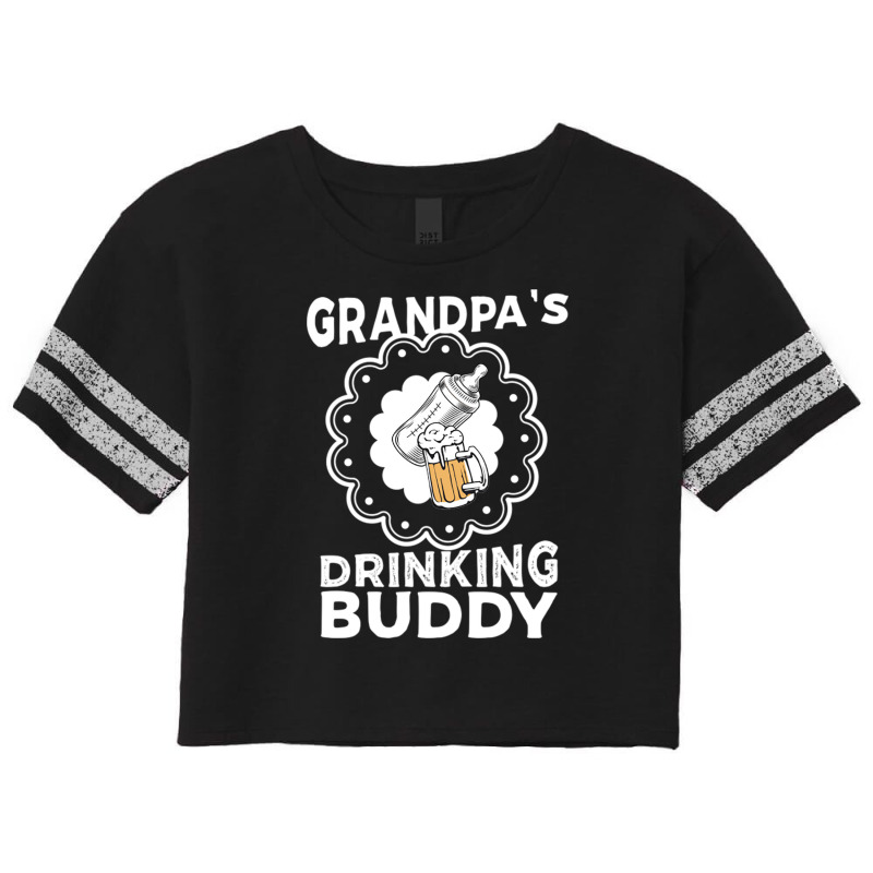 Grandpa's Drinking Buddy Scorecard Crop Tee by DonoArt | Artistshot