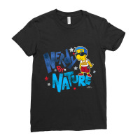 The Simpsons Milhouse Nerdy By Nature Ladies Fitted T-shirt | Artistshot