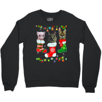 Christmas Floppa Sogga Serval Bingus Cat Meme T Sh Crewneck Sweatshirt | Artistshot