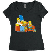 The Simpsons Homer Women's Triblend Scoop T-shirt | Artistshot