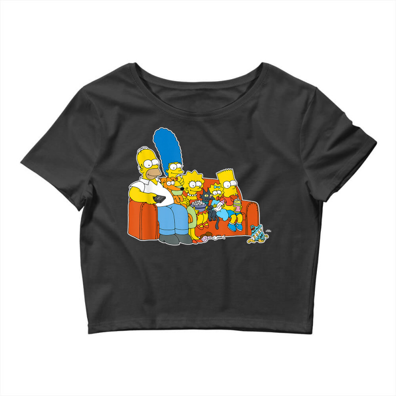 The Simpsons Homer Crop Top by Freida B Clark | Artistshot