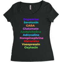 Neurotransmitters   Dopamine Neuroscience Brain Ps Women's Triblend Scoop T-shirt | Artistshot