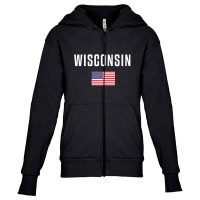 Wisconsin Youth Zipper Hoodie | Artistshot