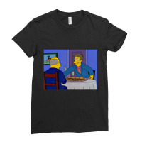 The Simpsons Principal Skinner Steamed Hands V2 Ladies Fitted T-shirt | Artistshot